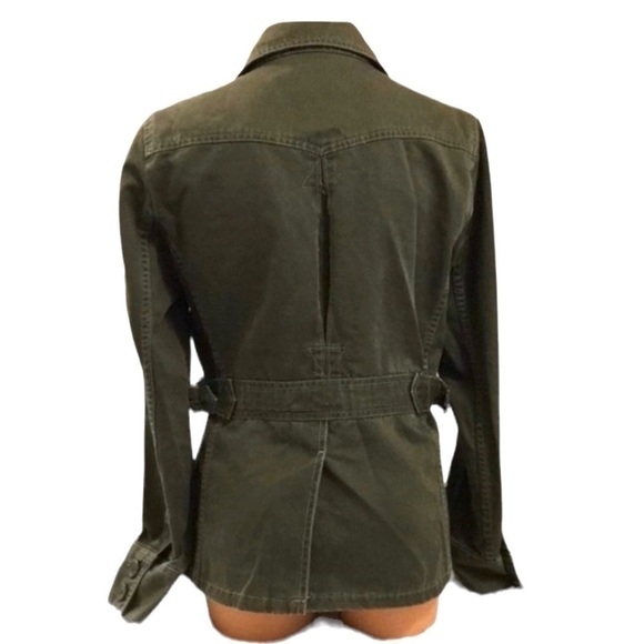 J.Crew Vintage Y2K Utility Army Jacket Olive Green Size S - Picture 4 of 7